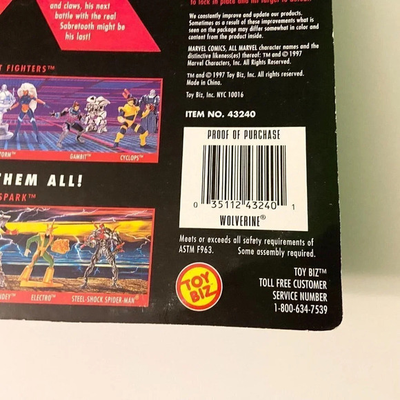Vintage 1997 Toybiz X Men Robot Fighters Wolverine Xmen Action Figure  Marvel - Picture 9 of 16